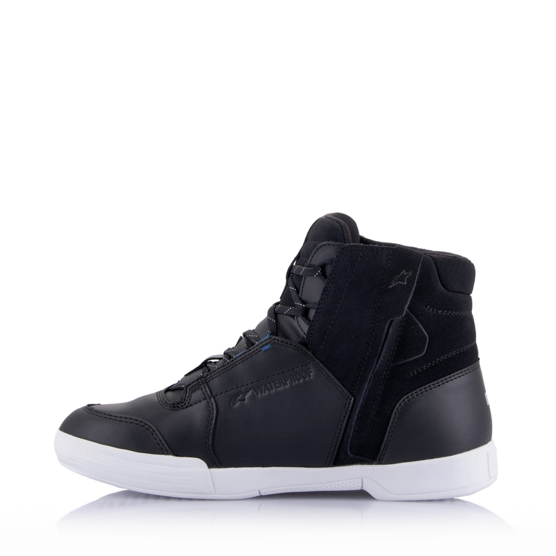 Alpinestars Chrome Drystar motoros cipő fekete-fehér-kék