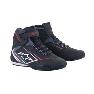 Alpinestars Sektor Waterproof motoros cipő fekete-fehér-szürke