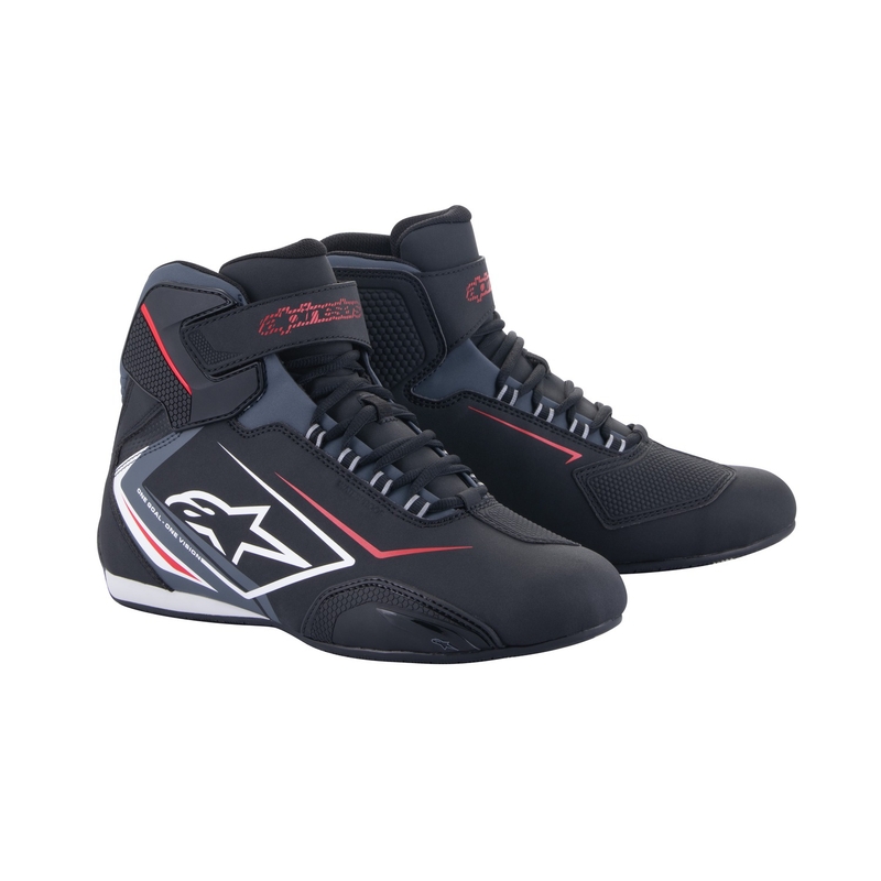 Alpinestars Sektor Waterproof motoros cipő fekete-fehér-szürke