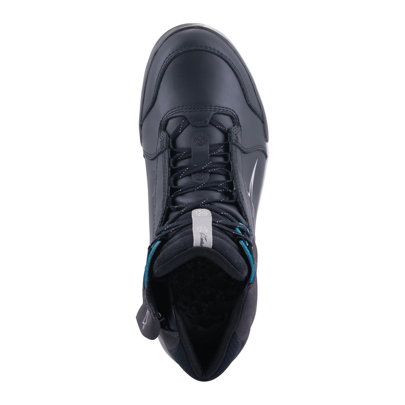 Alpinestars Stella Chrome Drystar női motoros cipő fekete-szürke-kék