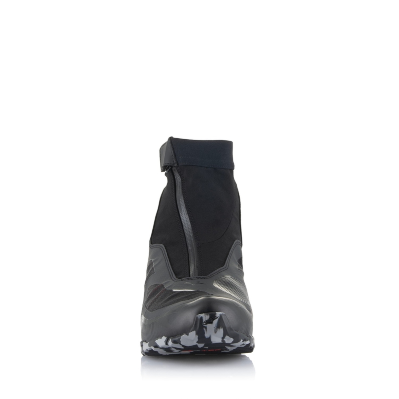 Alpinestars CR-8 Gore-Tex motorkerékpár csizma fekete-szürke-kék