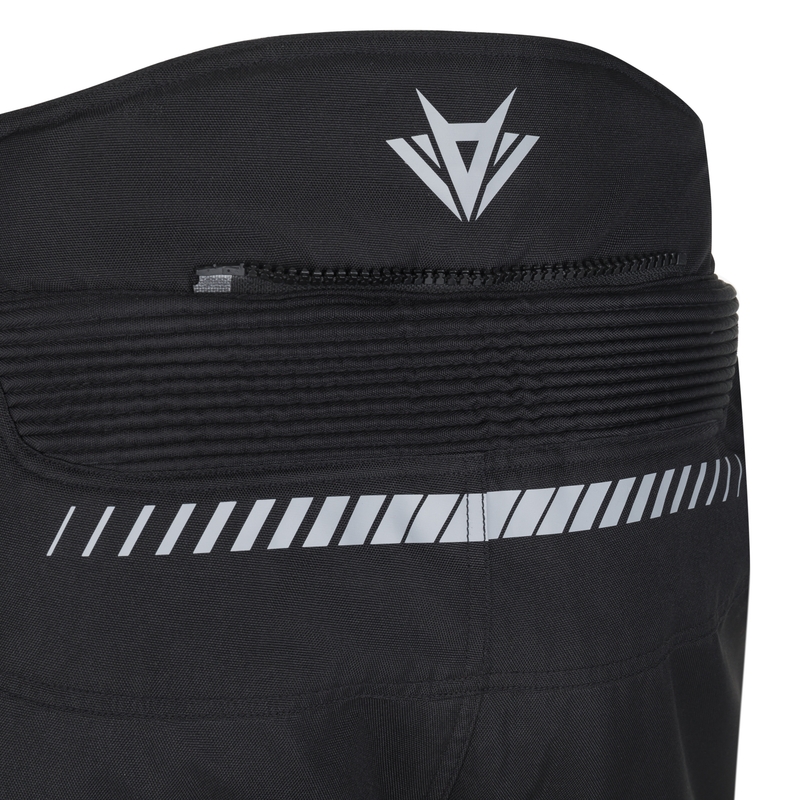 RSA Greby 2 rövidített motoros nadrág fekete - II. minőség