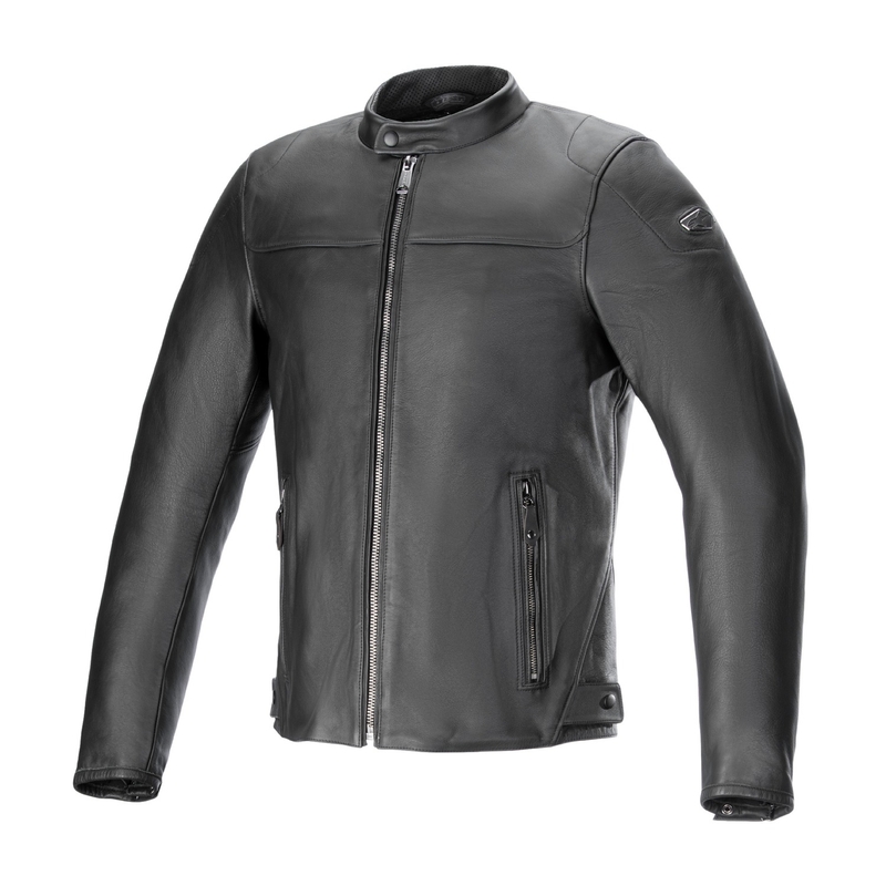 Alpinestars Blacktrack bőr motorkerékpár kabát fekete