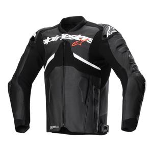Alpinestars Atem 5 bőr motoros kabát fekete-fehér