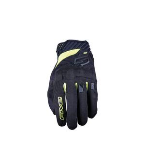 FIVE RS3 EVO motorkerékpár kesztyű fekete-fluo sárga