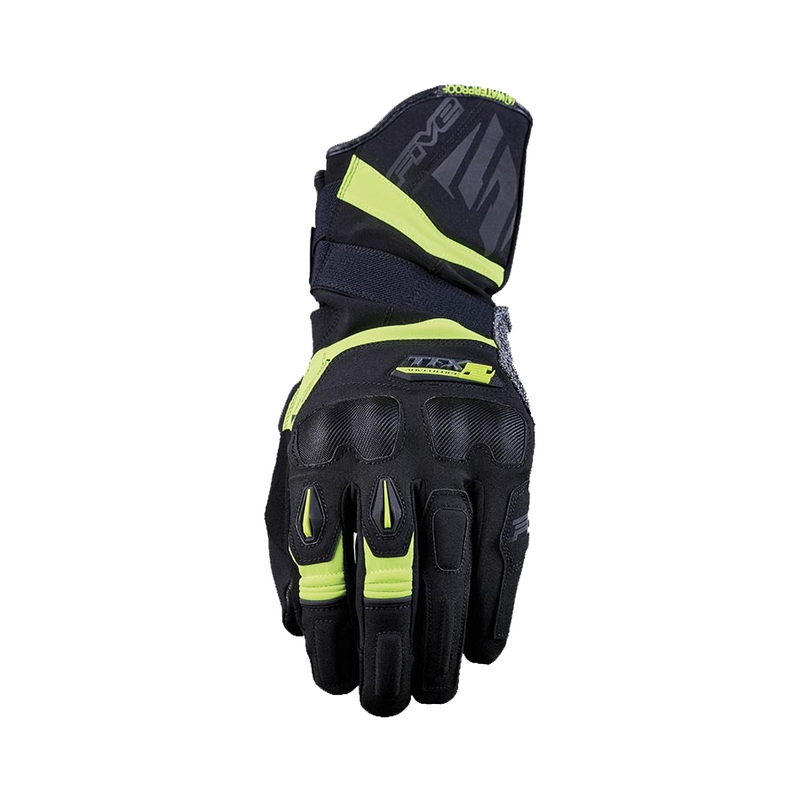 FIVE TFX2 WP motoros kesztyű fekete-fluo sárga