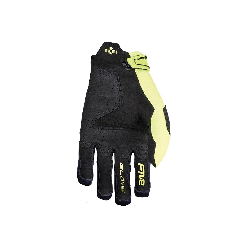 FIVE MXF3 EVO motocross kesztyű fekete-fluo sárga