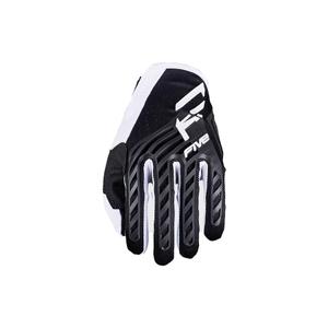 FIVE MXF3 EVO motocross kesztyű fekete-fehér