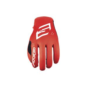 Dětské motokrosové rukavice FIVE MXF4 červené