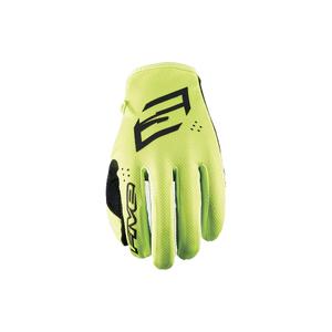 Dětské motokrosové rukavice FIVE MXF4 fluo žluté