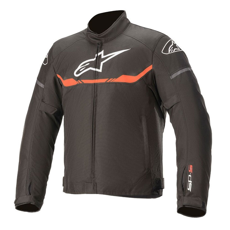 Alpinestars T-SPS Waterproof motoros dzseki fekete-fluo piros