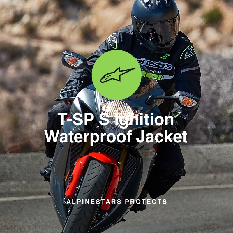 Alpinestars T-SP S Ignition Waterproof motoros kabát fekete-fluo sárga