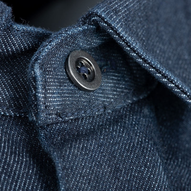 Oxford Original Approved Shirt motoros ing kék
