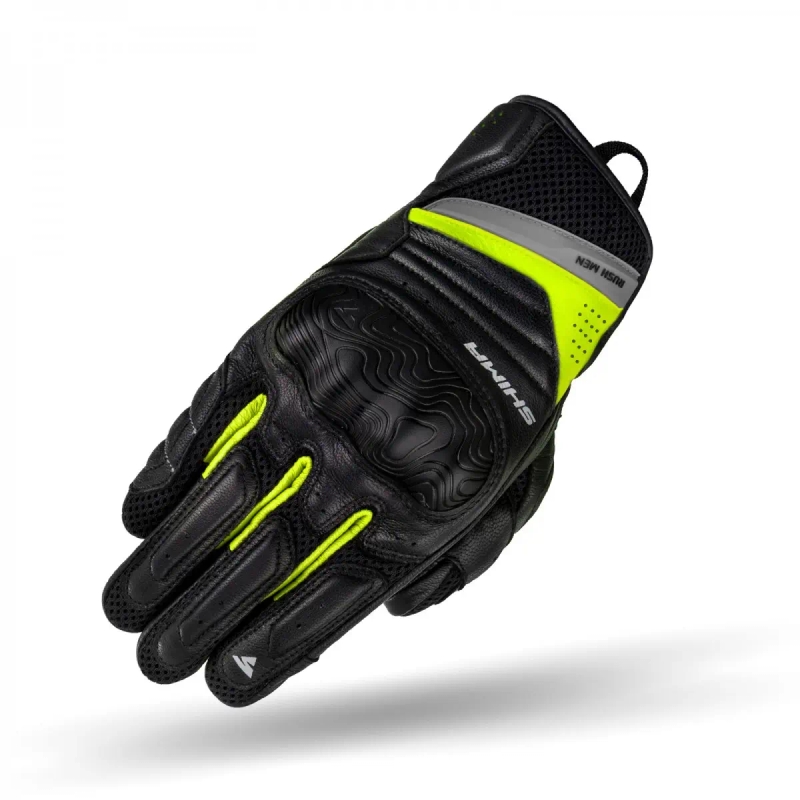 Shima Rush motoros kesztyű fekete-fluo sárga
