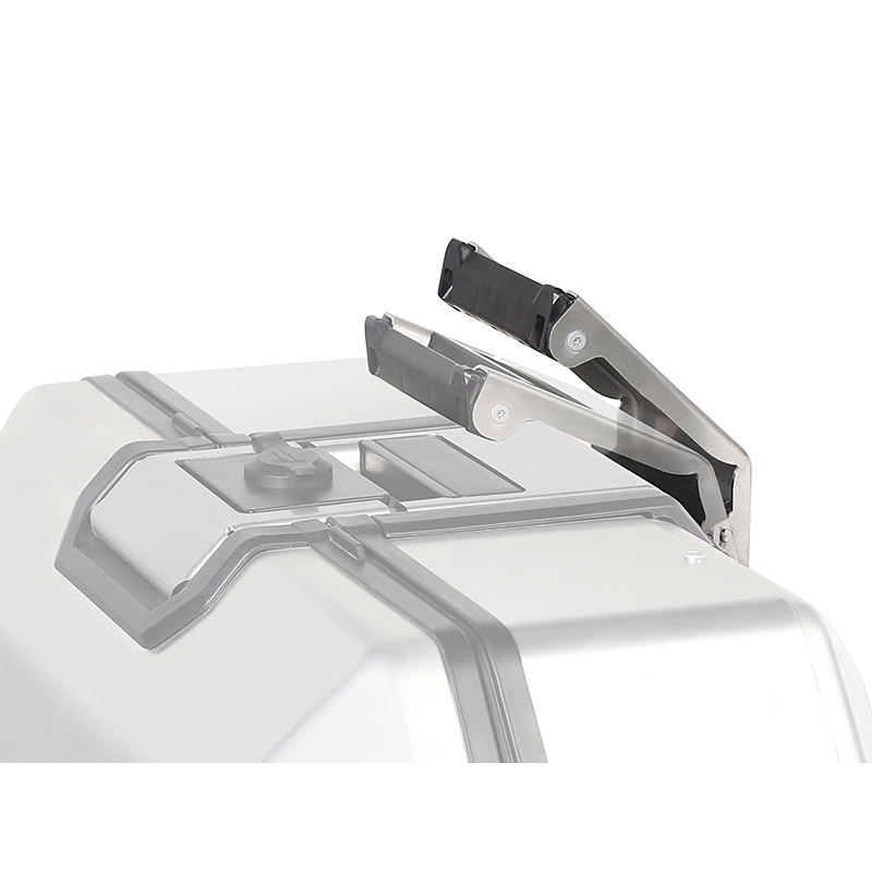 Complete set of SHAD TERRA TR40 adventure saddlebags and SHAD TERRA aluminium 55L topcase, including mounting kit SHAD CF Moto 800MT