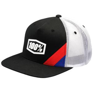 100% Cornerstone Trucker siltes sapka fekete-fehér