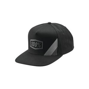 100% Cornestone USA Snapback siltes sapka fekete-szürke