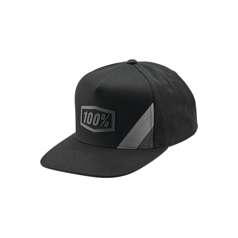 100% Cornestone USA Snapback siltes sapka fekete-szürke