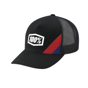 100% Cornestone X-Fit Trucker siltes sapka fekete