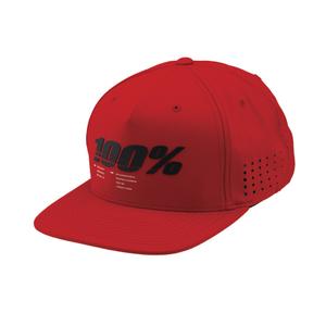 100% Drive Snapback siltes sapka piros