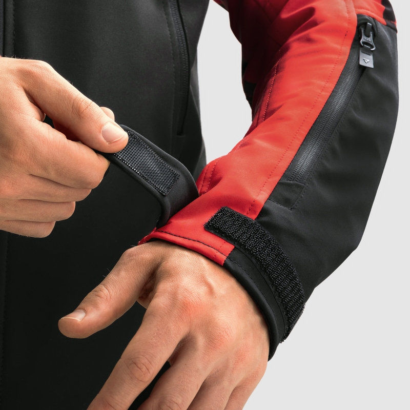 Rebelhorn Slash softshell motoros kabát fekete-piros