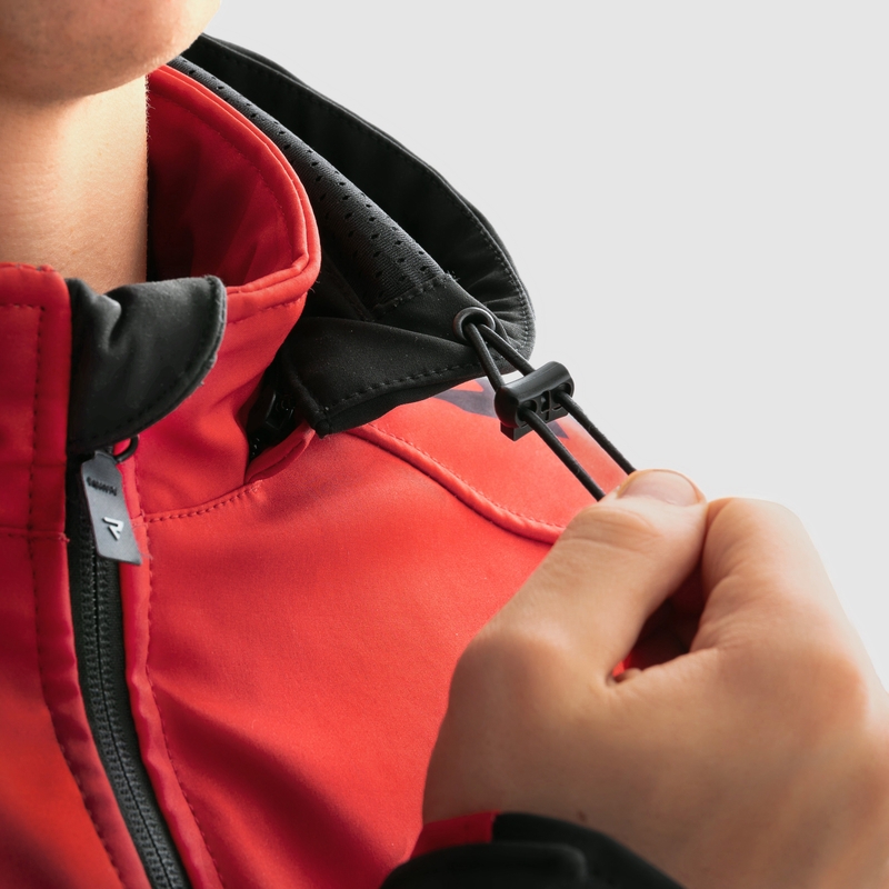 Rebelhorn Slash softshell motoros kabát fekete-piros