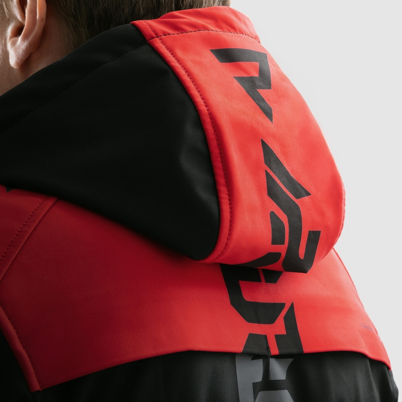 Rebelhorn Slash softshell motoros kabát fekete-piros