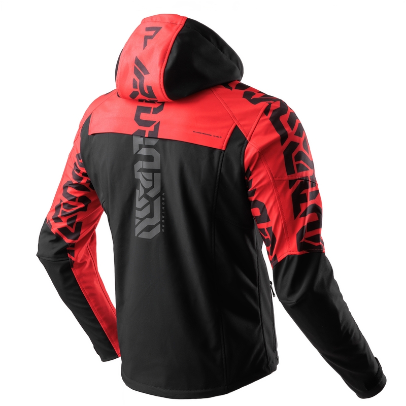 Rebelhorn Slash softshell motoros kabát fekete-piros