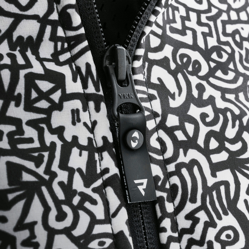 Rebelhorn Slash Noriaki softshell motoros kabát fekete-fehér