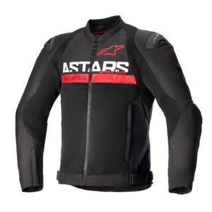 Alpinestars SMX Air motoros kabát fekete-fluo piros
