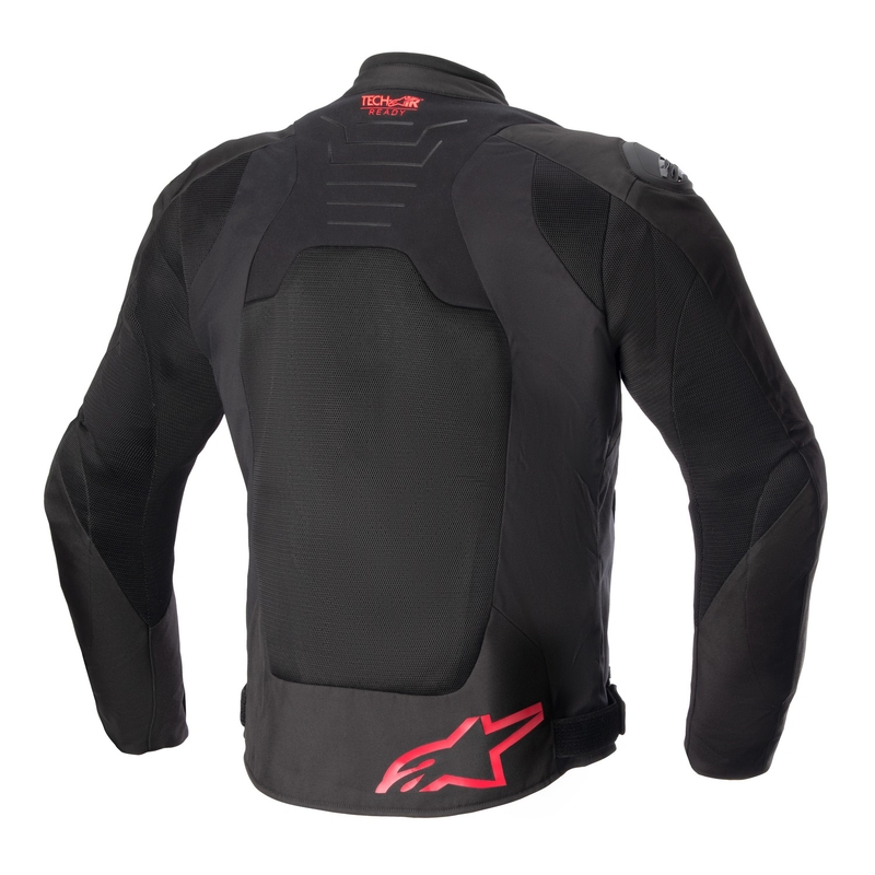 Alpinestars SMX Air motoros kabát fekete-fluo piros