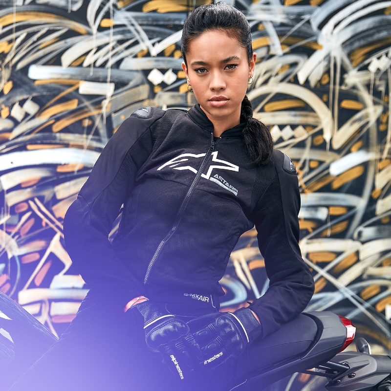 Alpinestars Stella SMX Air női motoros kabát fekete