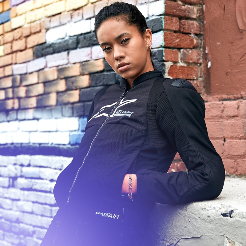 Alpinestars Stella SMX Air női motoros kabát fekete