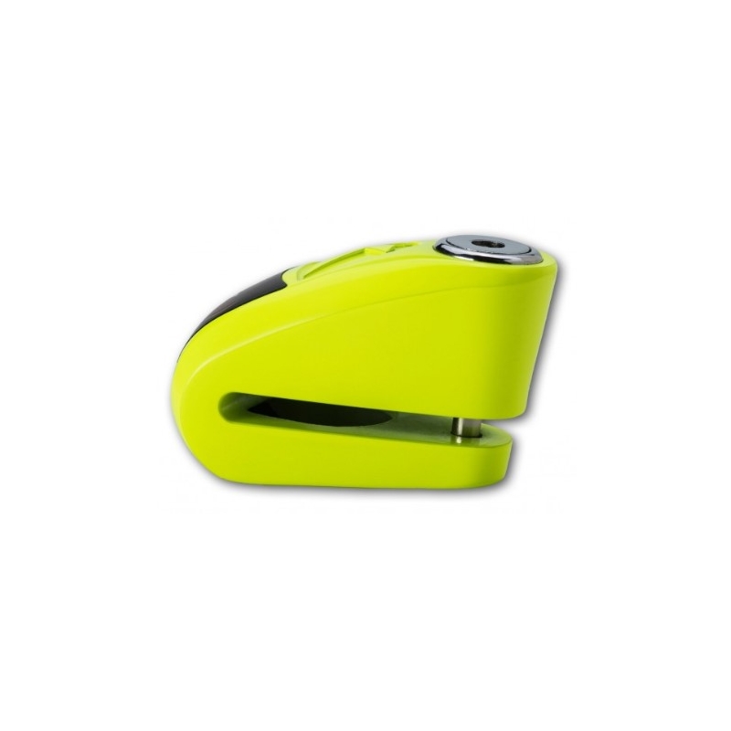 Tárcsafék zár riasztóval KOVIX KAZ10 fluo sárga