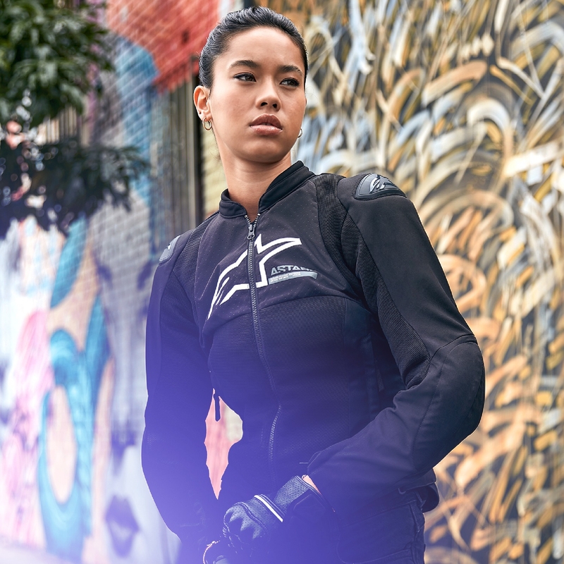 Alpinestars Stella SMX Air női motoros kabát fekete