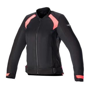 Alpinestars Stella Eloise Air 2 női motoros kabát fekete-fluo rózsaszín