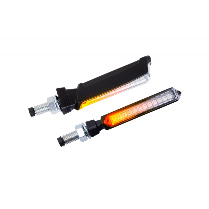 Sequentials turn signals PUIG THIN fekete homologated