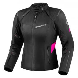 Shima Rush 2.0 női motoros kabát fekete-rózsaszín