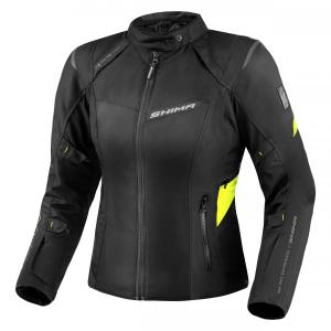 Shima Rush 2.0 női motoros kabát fekete-fluo sárga