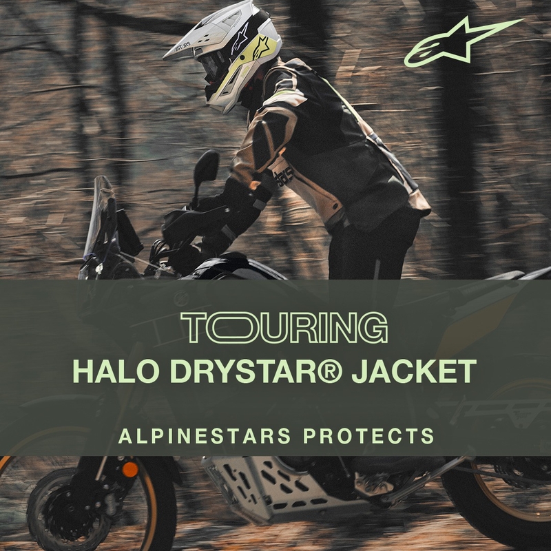 Alpinestars Halo Drystar motoros kabát fekete