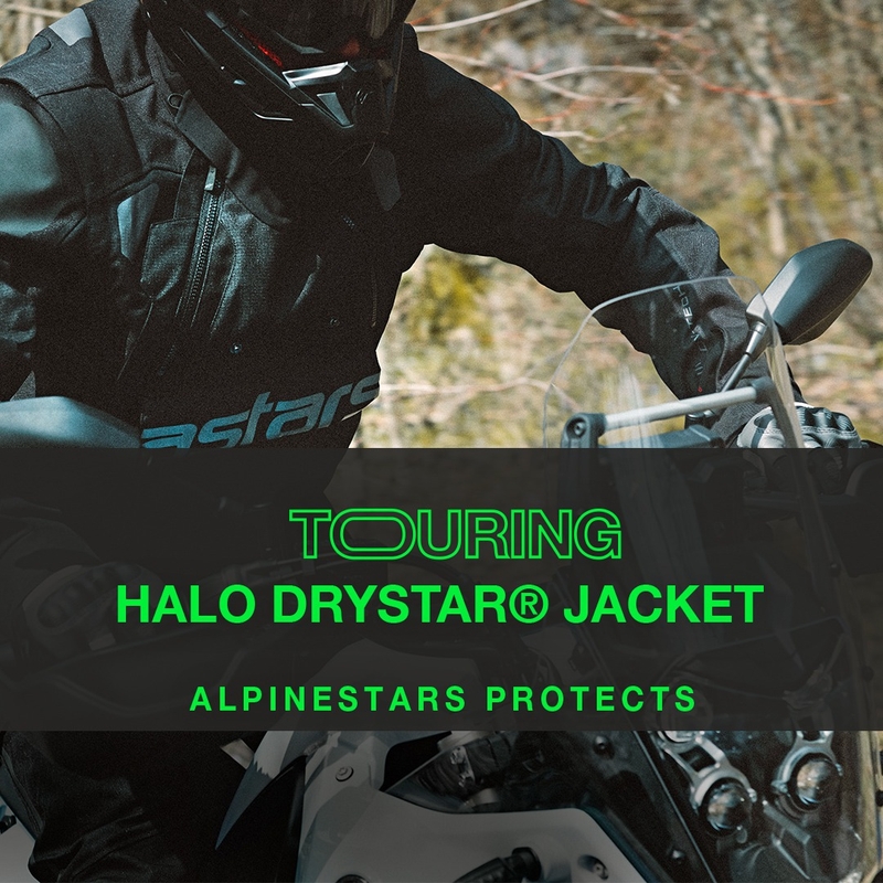 Alpinestars Halo Drystar motoros kabát fekete