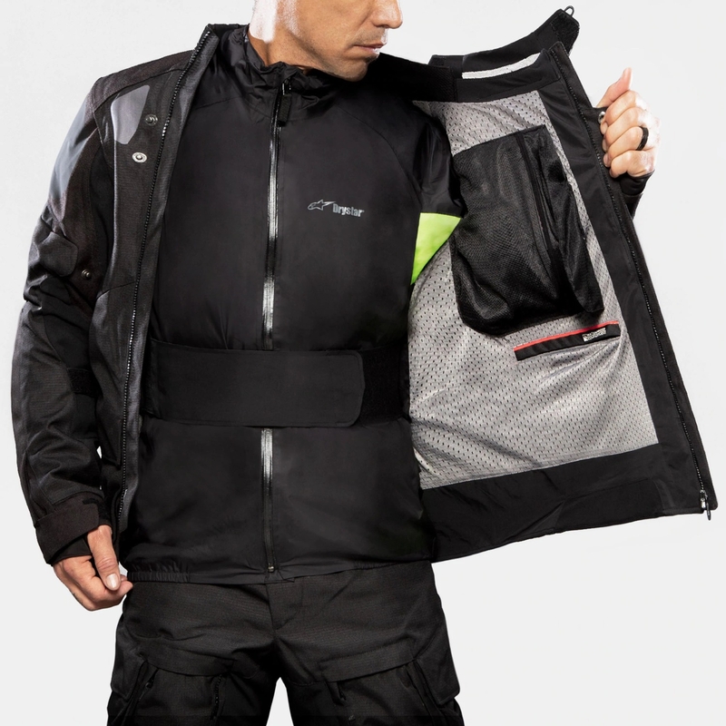 Alpinestars Halo Drystar motoros kabát fekete