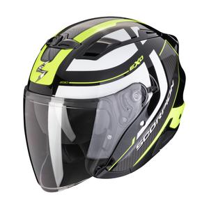 SCORPION EXO-230 PUL nyitott bukósisak fekete-fluo sárga