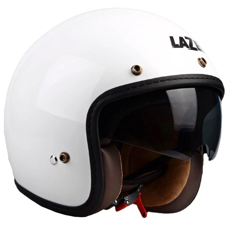 Lazer Mambo Evo Z-Line nyitott motoros bukósisak fehér fényes