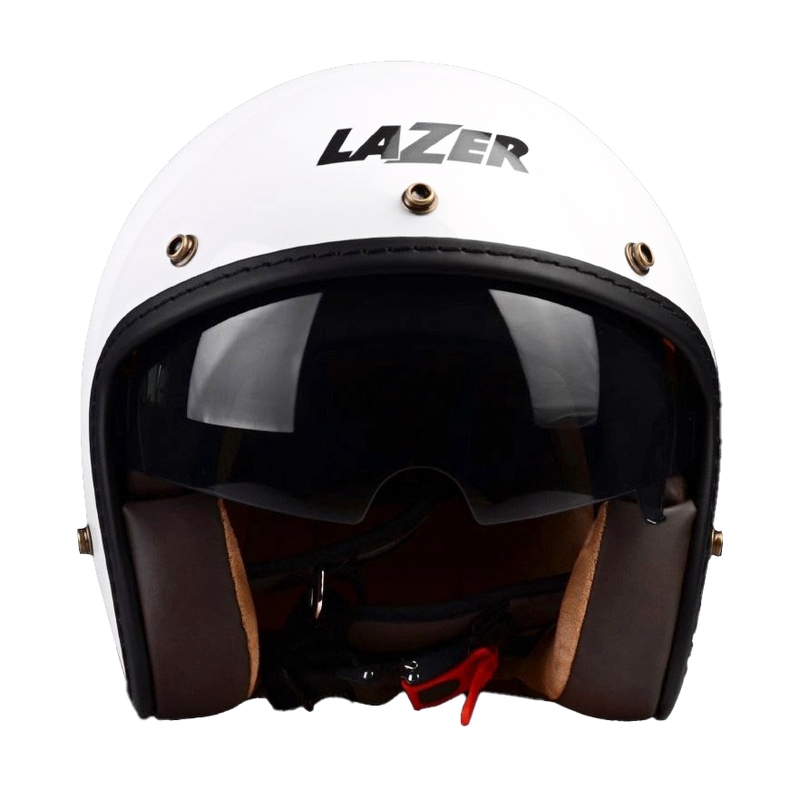 Lazer Mambo Evo Z-Line nyitott motoros bukósisak fehér fényes
