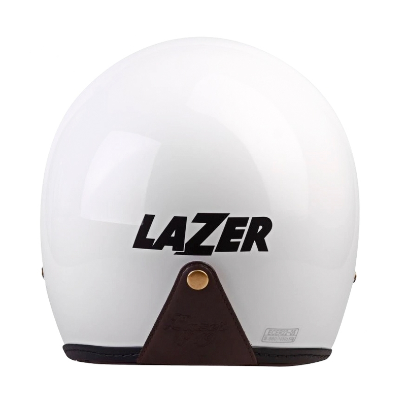 Lazer Mambo Evo Z-Line nyitott motoros bukósisak fehér fényes