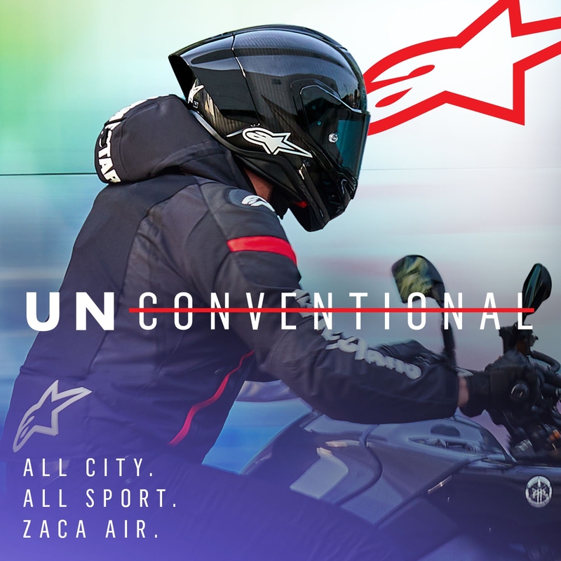 Alpinestars Zaca Air Waterproof motoros kabát fekete-fehér-fluo piros