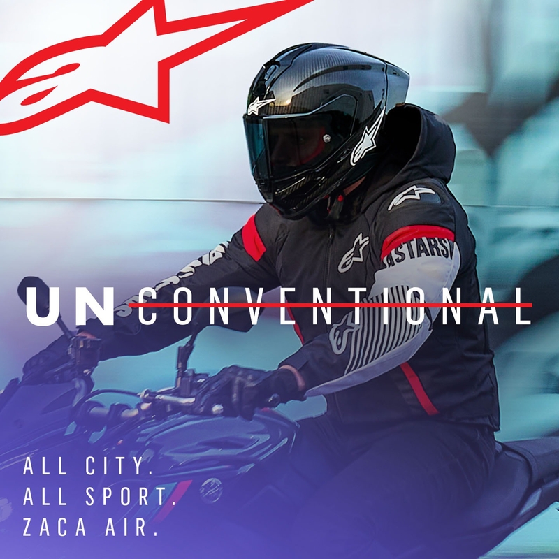 Alpinestars Zaca Air Waterproof motoros kabát fekete-fehér-fluo piros