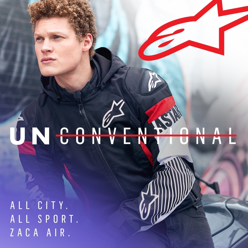 Alpinestars Zaca Air Waterproof motoros kabát fekete-fehér-fluo piros