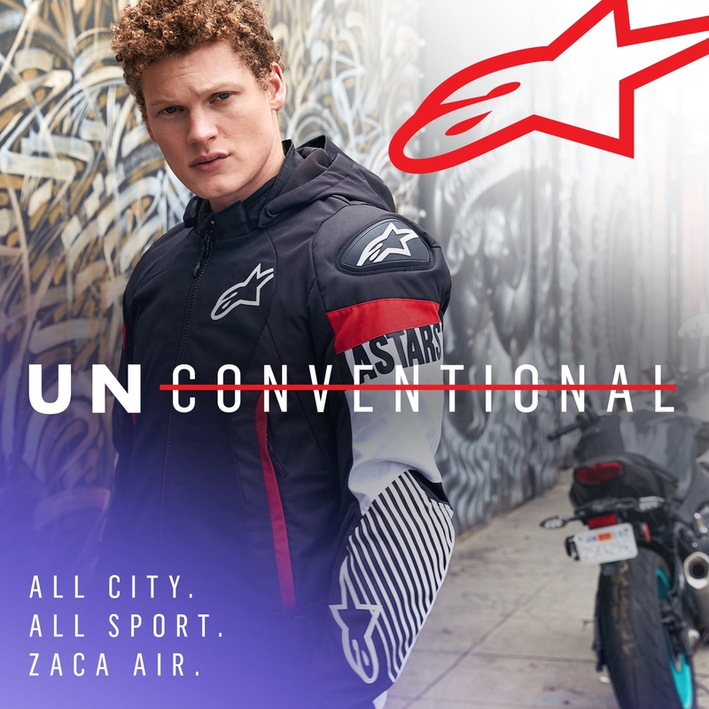 Alpinestars Zaca Air Waterproof motoros kabát fekete-fehér-fluo piros